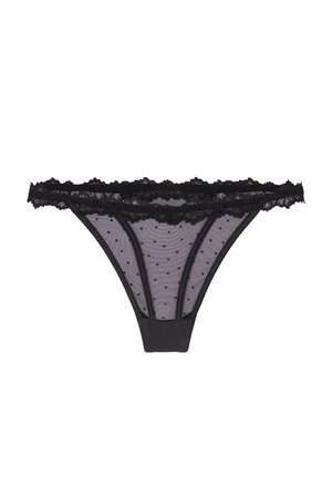 Hunkemöller, HUNKEMÖLLER THONG KAT - Tanga - black