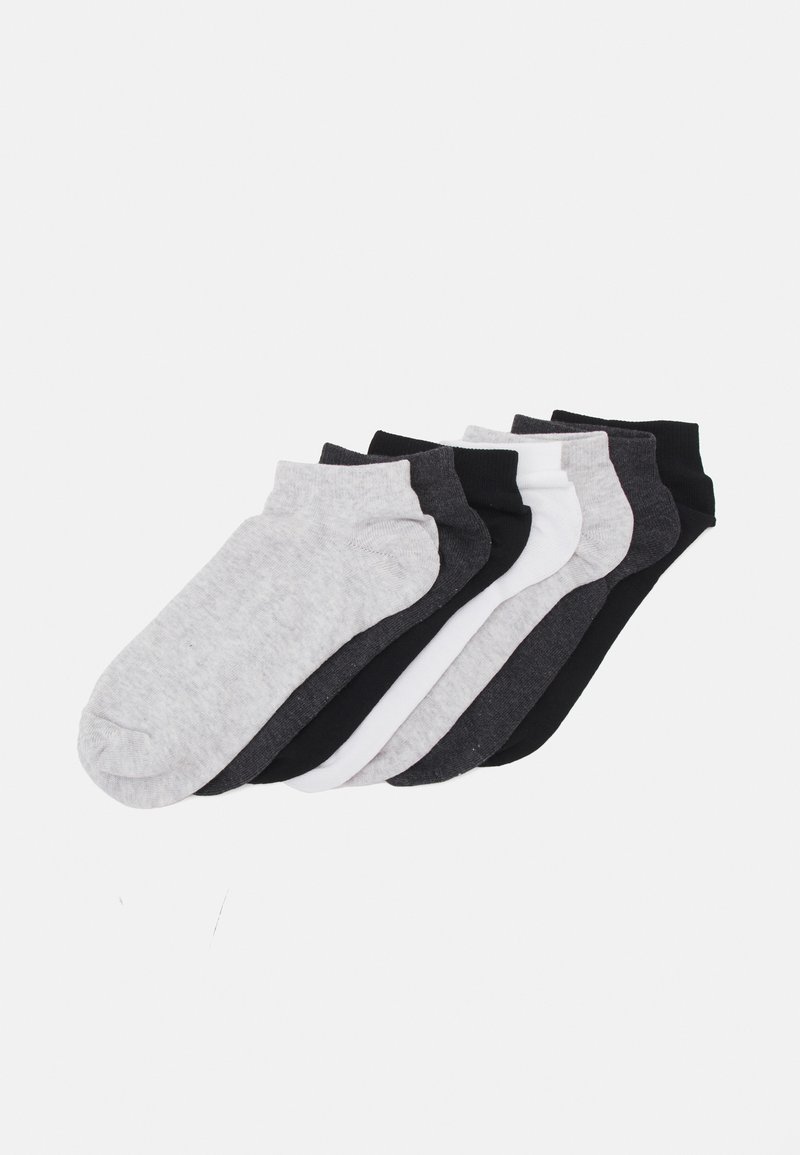 Pier One 7 PACK - Zoknik - black/light grey/white