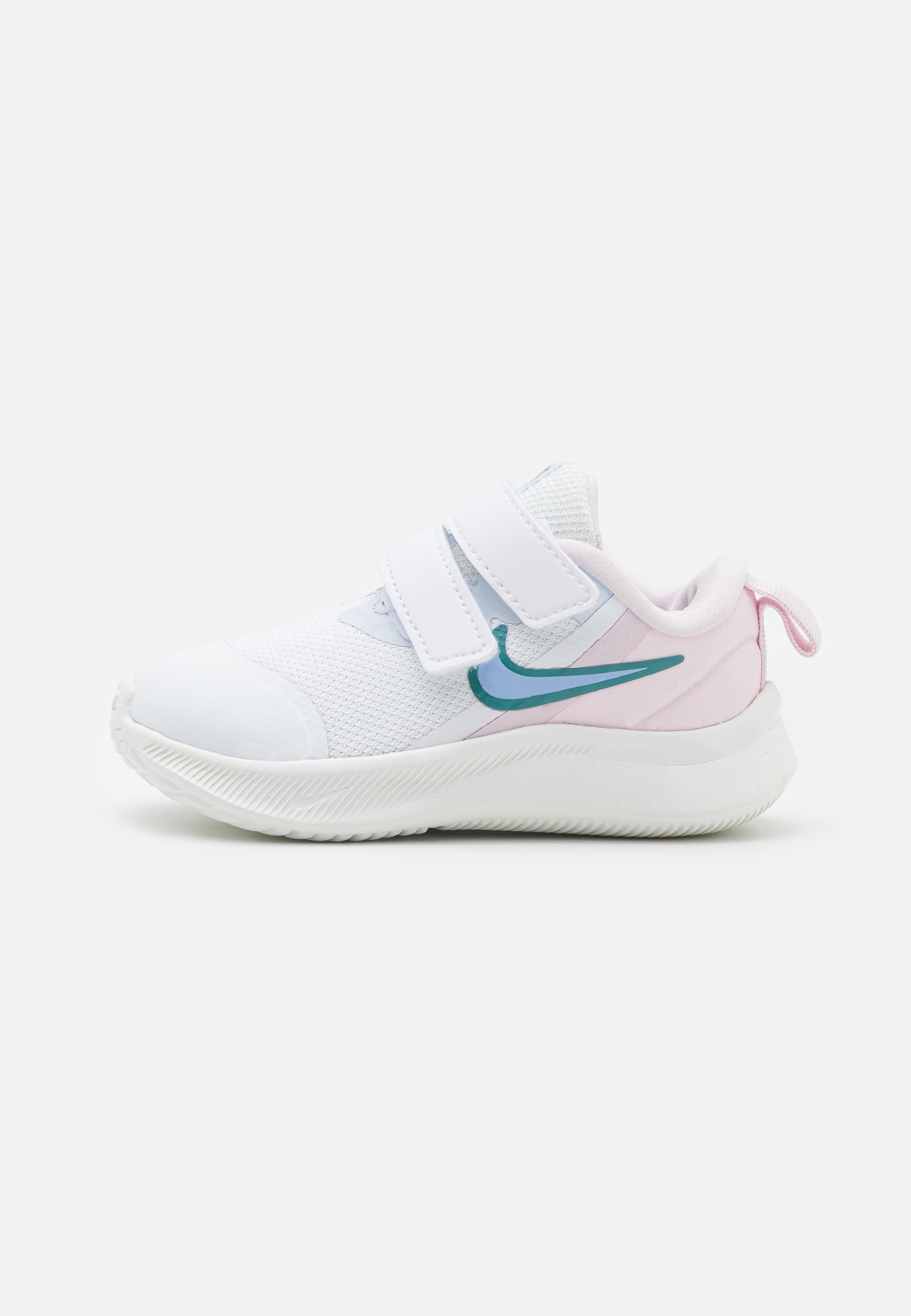 Nike Performance STAR RUNNER 3 UNISEX - Hardloopschoenen neutraal -  white/cobalt bliss/pearl pink/mineral teal/wit - Zalando.nl