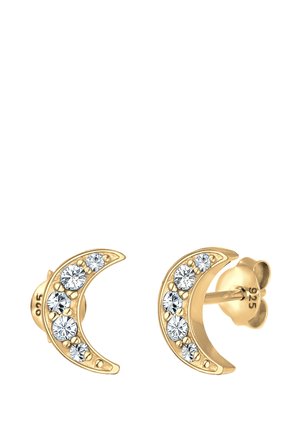 SPARKLING MOON - MIT KRISTALLEN VON SWAROVSKI® - Boucles d'oreilles - gold-coloured
