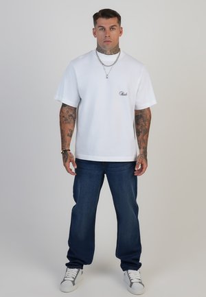 Traperice ravnih nogavica - washed dark blue