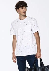 Street One MEN Triko s potiskem - weiß