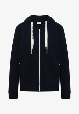 Cecil, SWEATJACKE MIT KAPUZE UND STRUKTUR - Sweater met rits - urban dark blue