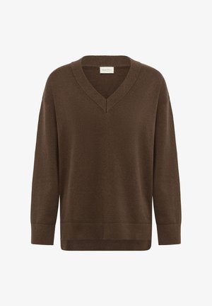 Part Two, CHARLINPW PULLOVER - Πουλόβερ - downtown brown stripe