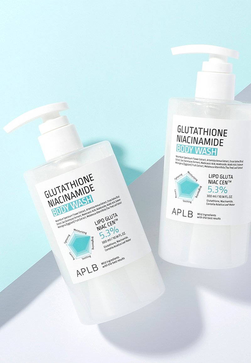 melaleuca glutathione APLB GLUTHATHIONE NIACINAMIDE BODY WASH - Shower gel Gluten-Free Multivitamins best glutathione soap - Count:50