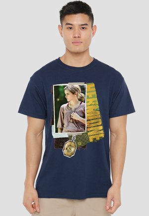 Cotton Soul, HARRY POTTER HERMIONE LOCKET HORCRUX COLLAGE - Print T-shirt - dark blue