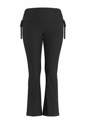 HYPEDROP, FLARED TROUSERS HDVESELA MW - Pantalon classique - black1
