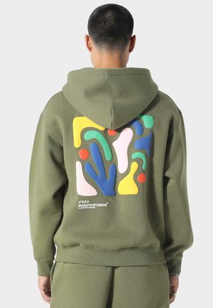 SHIKAKU FORM  - Sudadera con cremallera - khaki