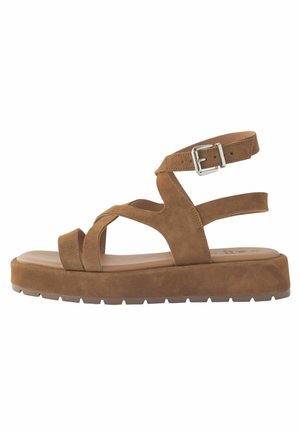 FOREVER COMFORT - Platform szandálok - tan brown