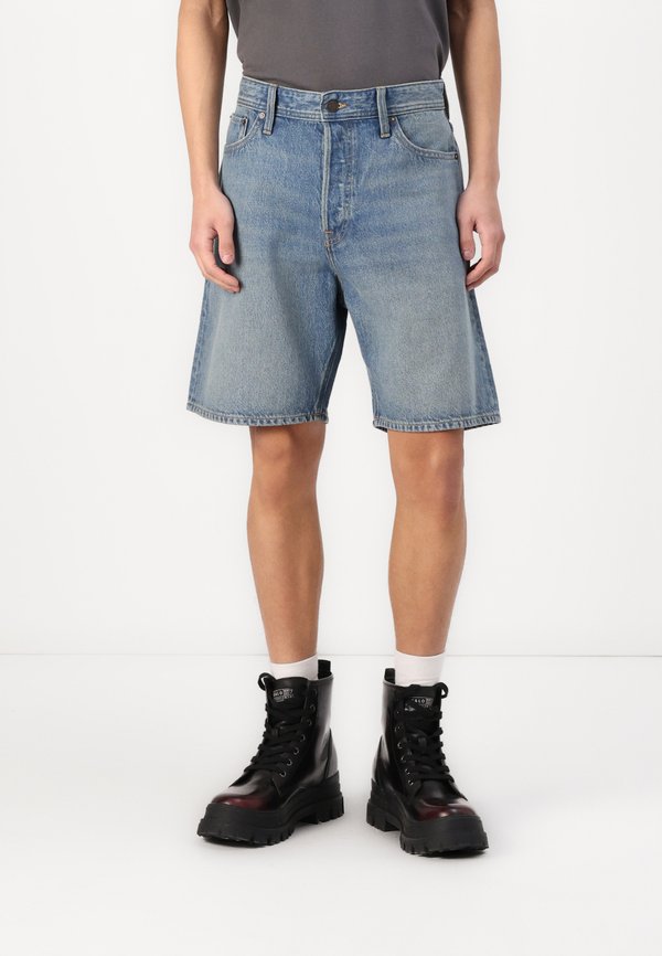 JJITONY JJORIGINAL - Denim shorts - blau
