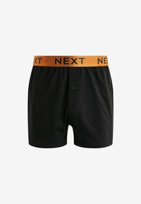Next TEN PACK - Široke boksarice - black metallic blue green waistband