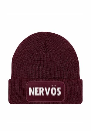 Beanie - bordeauxrot