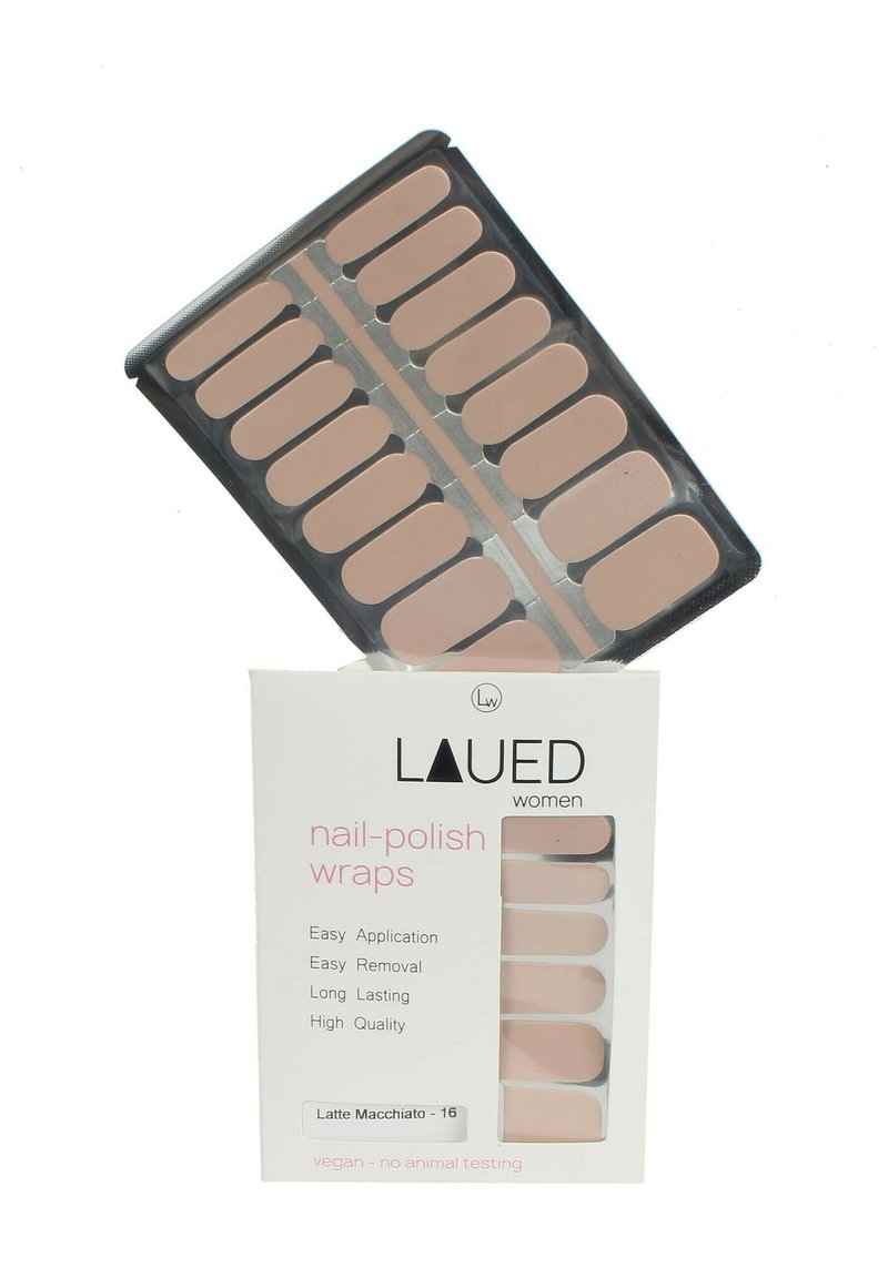 Vargu - VARGU LAUED NAGELFOLIEN SOLID BROWN - Nagelstickers - latte macchiato, Vergroten