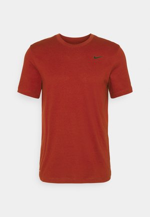 TEE CREW SOLID - T-shirts basic - dark cayenne