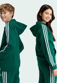 adidas Performance HOOD - Sudadera con cremallera - collegiate green   white