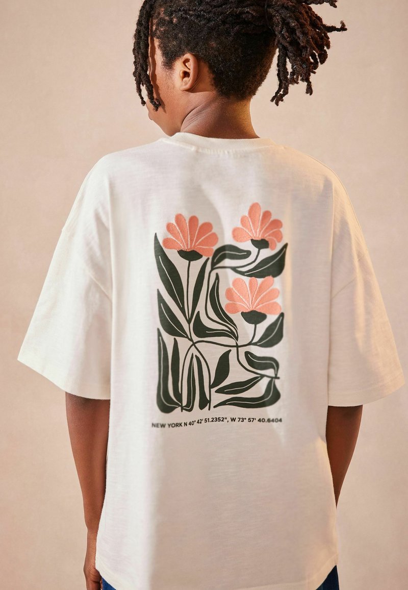 Next GRAPHIC  - Marškinėliai su spaudiniu - cream floral