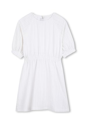 ELASTICATED WAIST - Freizeitkleid - blanc