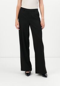 Object - OBJLISA WIDE PANT - Bukser - black Miniaturebillede 1