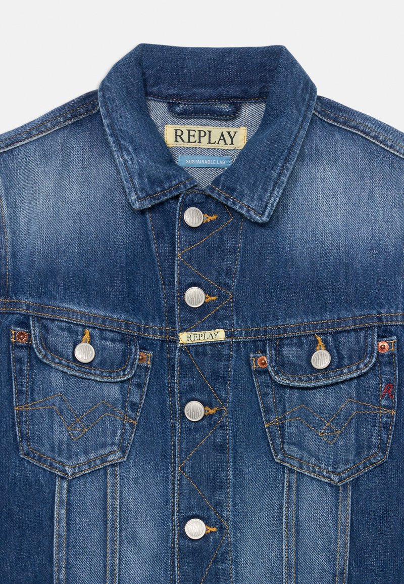 Replay Jeansjacke medium blue/blue denim Zalando