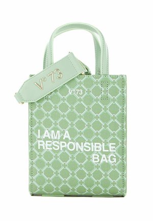 V73 SHOPPING RESPONSIBILITY LOGO - Sac à main - verde