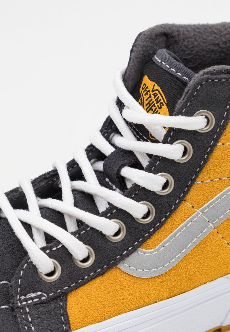 vans grey and yellow
