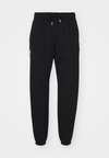 CURRY SPLASH - Joggebukse - black/white clay