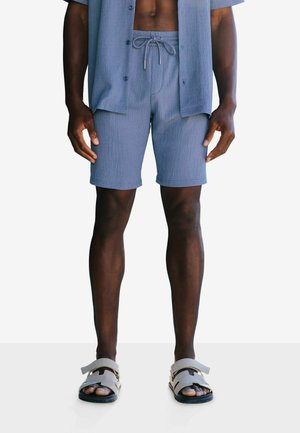 MAUVAIS, EIVISSA SLIM STRETCH SHORTS - Shorts - blue