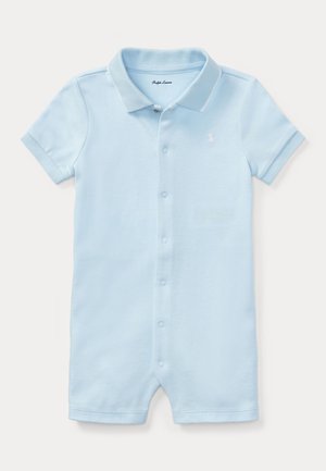 SOFT COTTON POLO SHORTALL 0-2Y - Salopetă - beryl blue