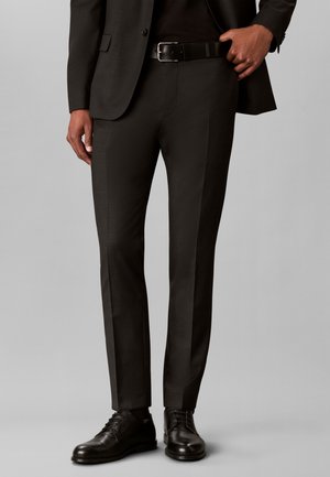 Calvin Klein, BIRDS EYE SLIM TROUSER - Anzughose - volcanic ash