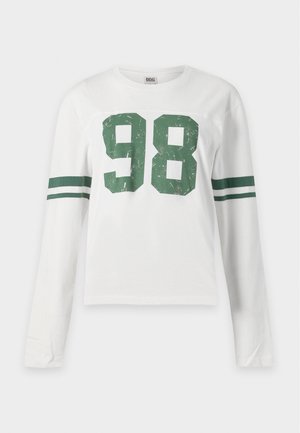 BDG Urban Outfitters, SPORTY RELAXED - T-shirt à manches longues - white