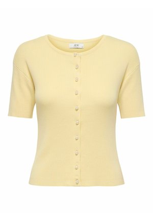 JDY, STRICKJACKE JDYGABY STRICKJACKE - Vest - double cream