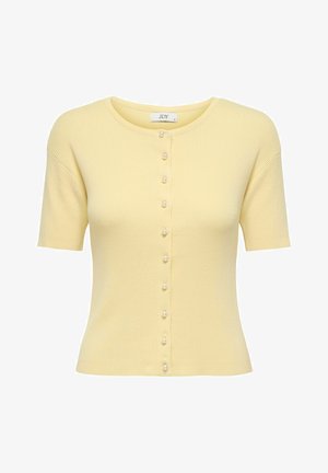 JDY, STRICKJACKE JDYGABY STRICKJACKE - Vest - double cream
