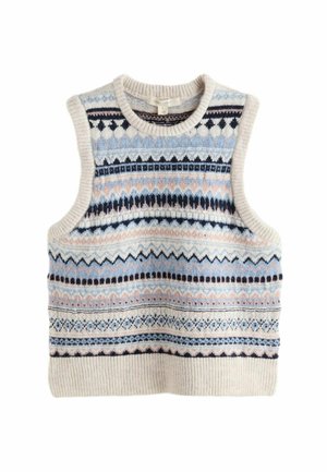 REGULAR FIT - FAIRISLE  TANK - Tops - blue