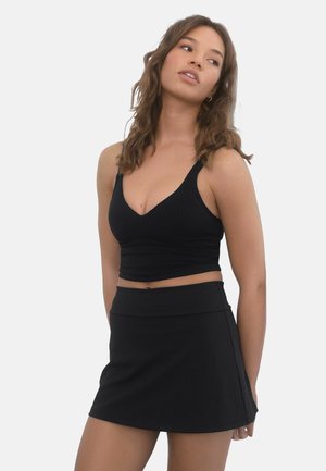 TENNIS - Mini skirt - black