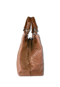 DrachenLeder GEPRÄGTES MUSTER - Sac à main - braun