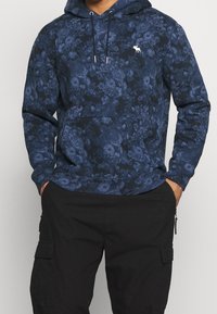 Abercrombie & Fitch Jersey con capucha - dark blue