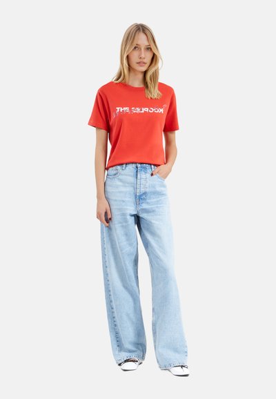 The Kooples Camiseta estampada - red