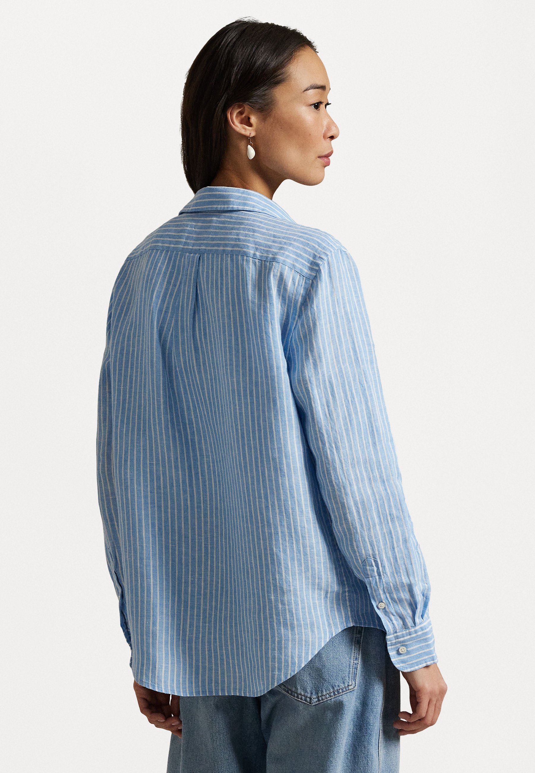 Polo Ralph Lauren CLASSIC FIT STRIPED LINEN SHIRT - Button