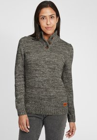 Oxmo - OXPHILICITA - Strickpullover - Pulóver - black Miniatűr kép 1