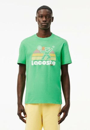 Lacoste TEE - T-shirt con stampa - vert uyx