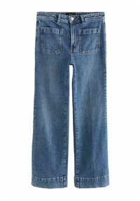 PATCH POCKET WIDE LEG - Relaxed fit -farkut - dark blue