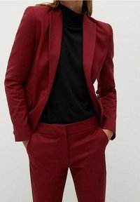 Mango Stoffhose - bordeaux