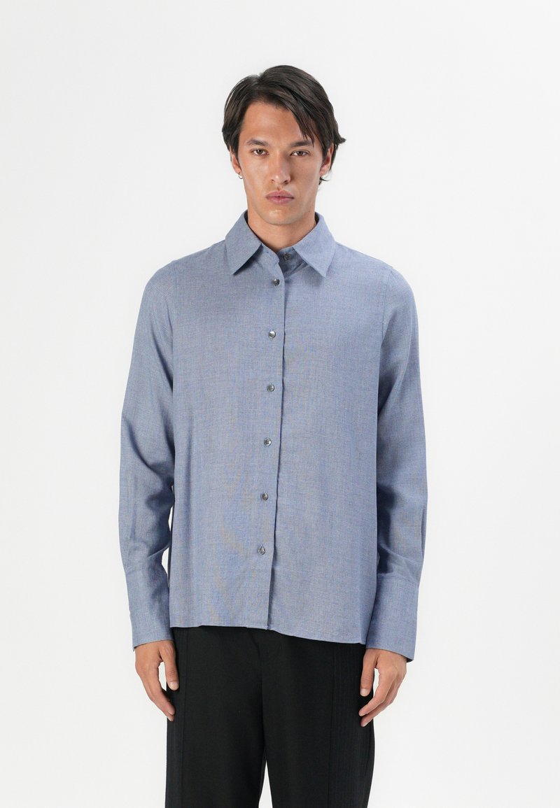 closed Overhemd donkerblauw