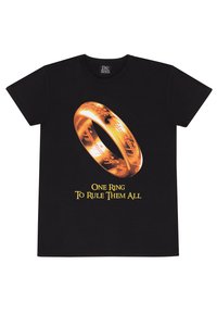 Henry Tiger ONE RING TO RULE THEM ALL - Triko s potiskem - black