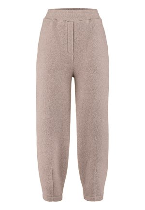 LOUNGEWEAR FLEECE AUS REINER BIO-BAUMWOLLE - Pantaloni del pigiama - mandelbraun