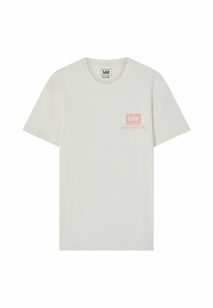 Lee, SHORT SLEEVE WORKWEAR QUALITY TEE FOR MENS - RELAXED FIT . - T-shirt print - ecru