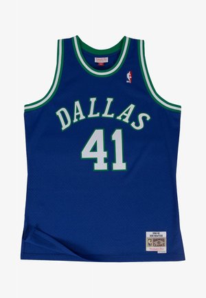 Mitchell & Ness, NBA SWINGMAN ROAD DALLAS MAVERICKS 98 DIRK NOWITZI - Débardeur - royal