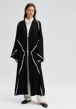 TWEED BANDED SEERSUCKER - Klasick kabt - black