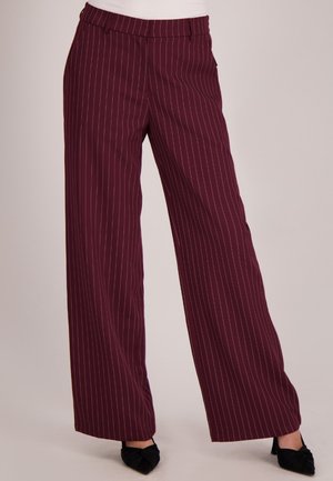 STRAIGHT FIT - Broek - rood