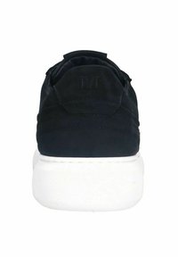 Sneaker nera con parte superiore in tessuto morbido e colletto imbottito. Caratterizzata da una suola in gomma bianca e dettaglio del logo in rilievo sul retro.